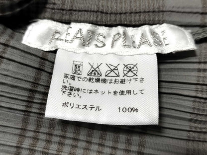 ISSEY MIYAKE Pleated Belted Top