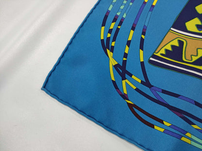 HERMES Carre Carre 90 KILIM Scarf