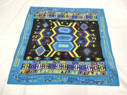 HERMES Carre Carre 90 KILIM Scarf