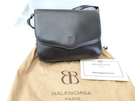 BALENCIAGA Leather Shoulder Bag