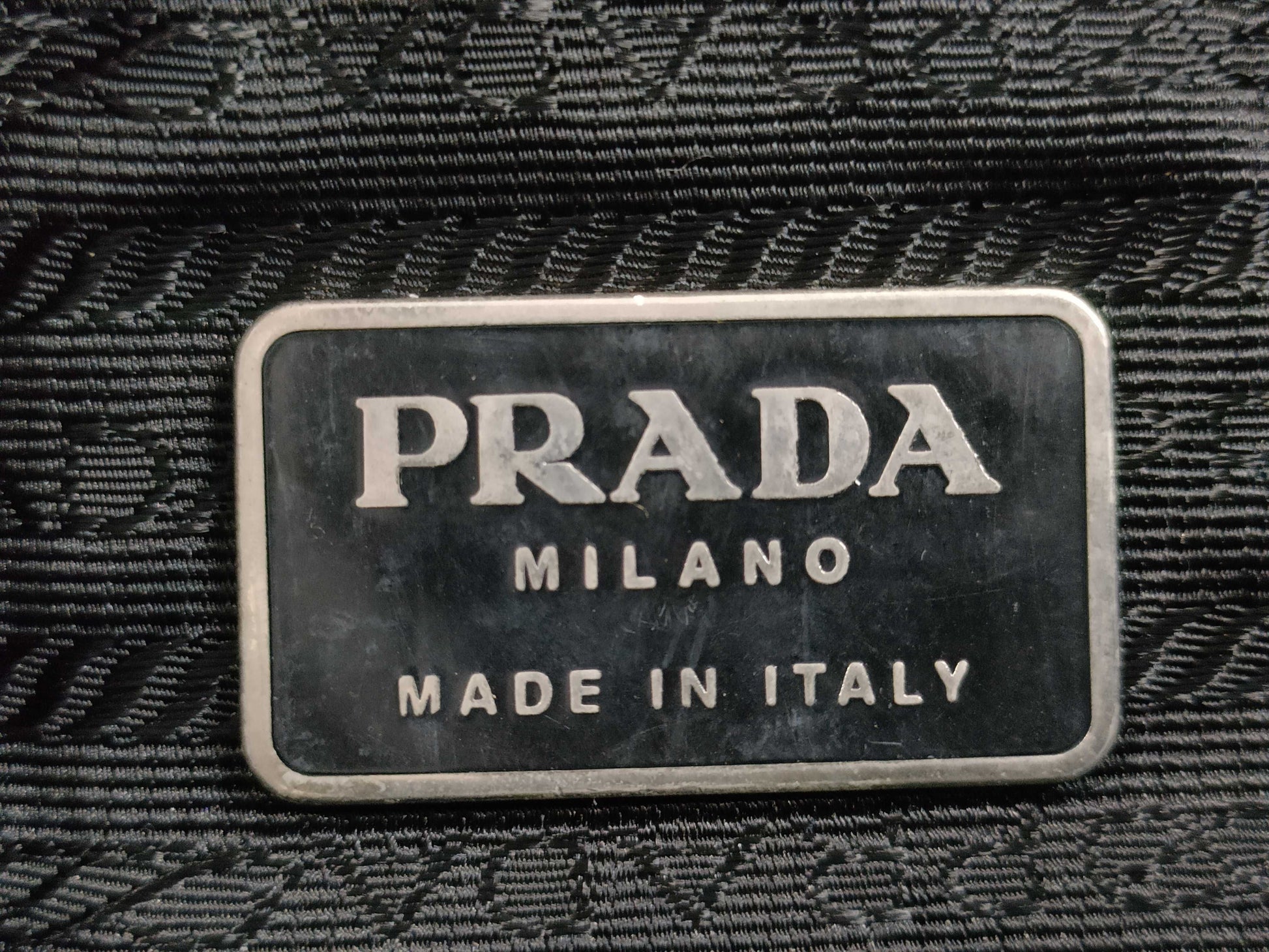PRADA nylon shoulder bag