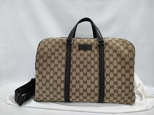 GUCCI GG Canvas 449167 Boston Bag