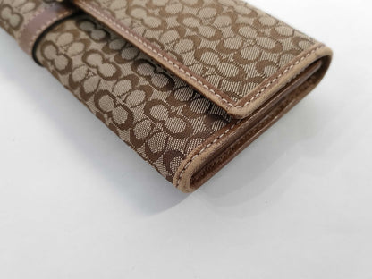 COACH Mini Signature Long Wallet