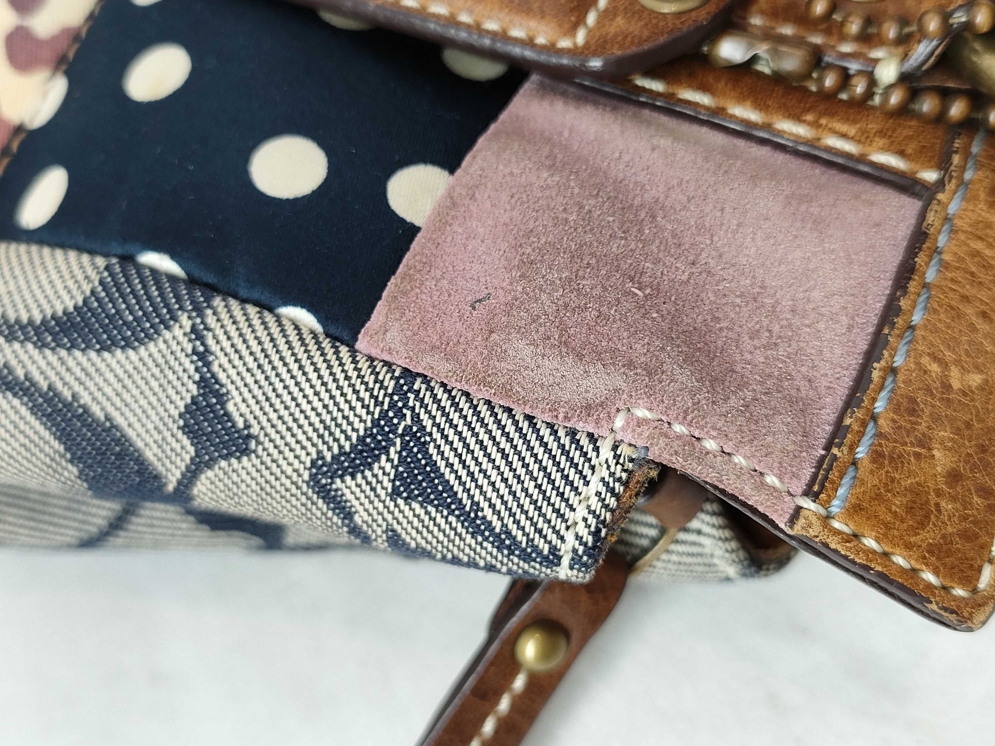 COACH 10816 Patchwork One-Shoulder Handbag