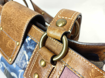 COACH 10816 Patchwork One-Shoulder Handbag