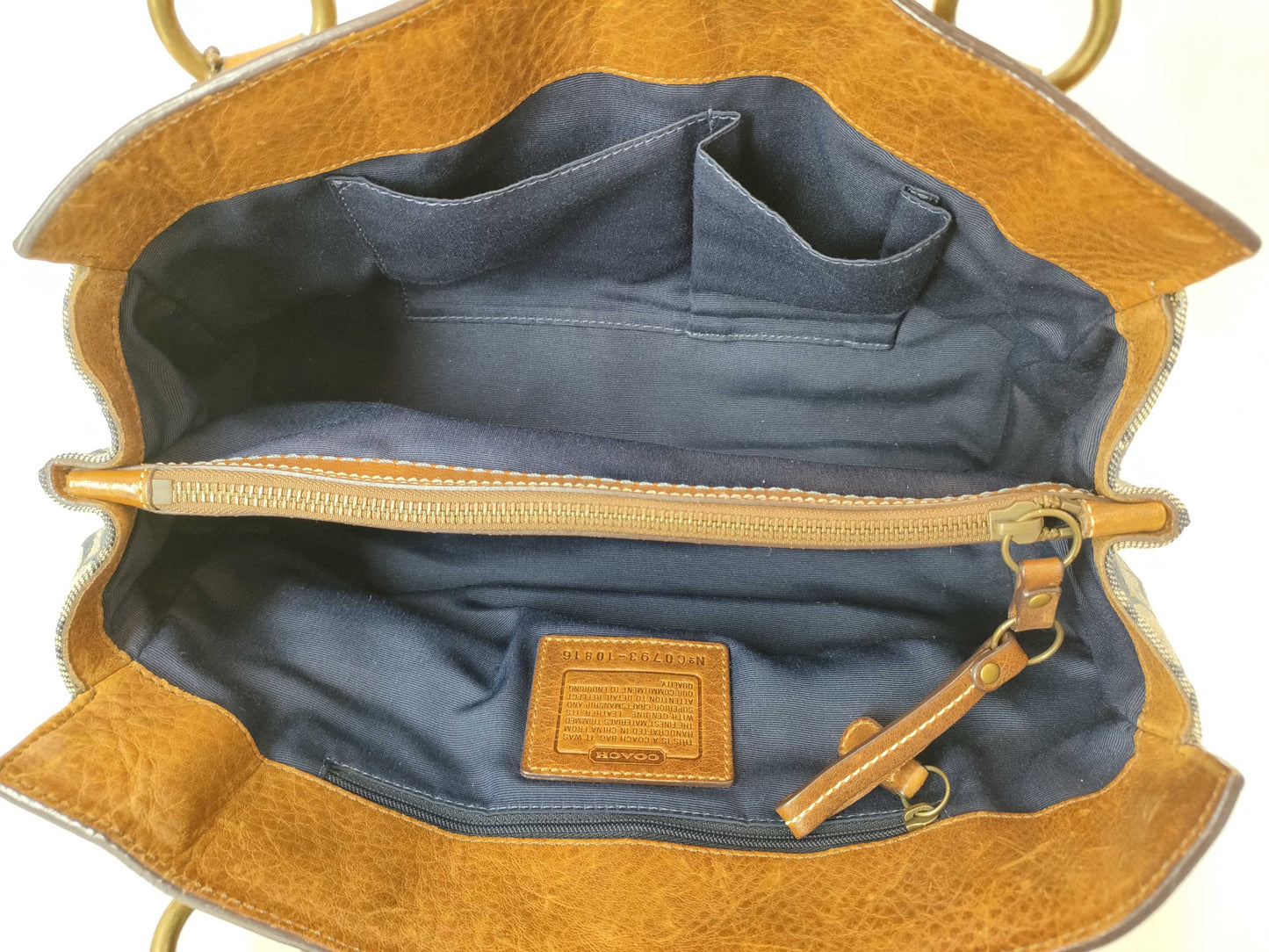 COACH 10816 Patchwork One-Shoulder Handbag