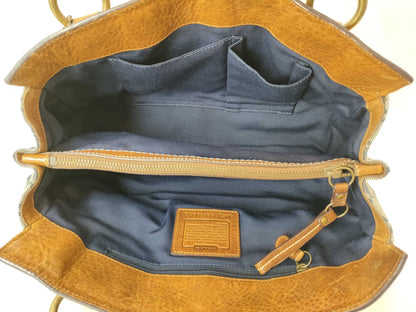 COACH 10816 Patchwork One-Shoulder Handbag