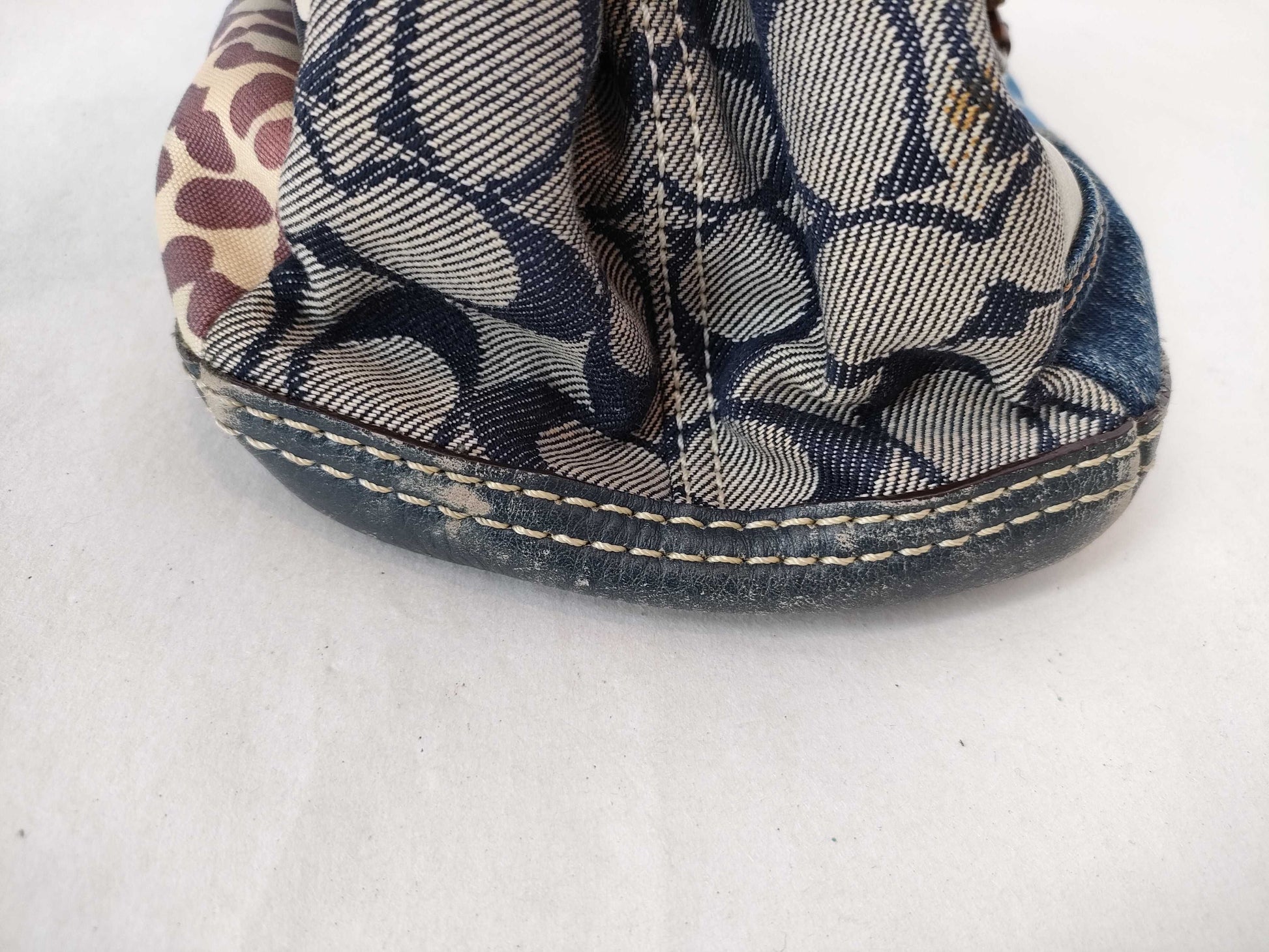 COACH 10816 Patchwork One-Shoulder Handbag