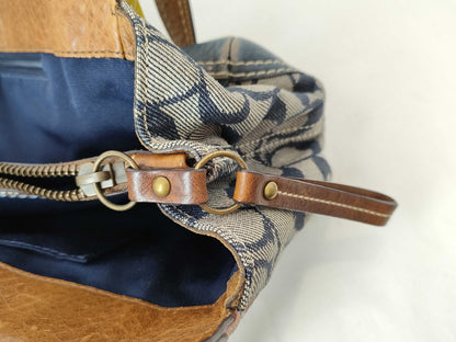 COACH 10816 Patchwork One-Shoulder Handbag