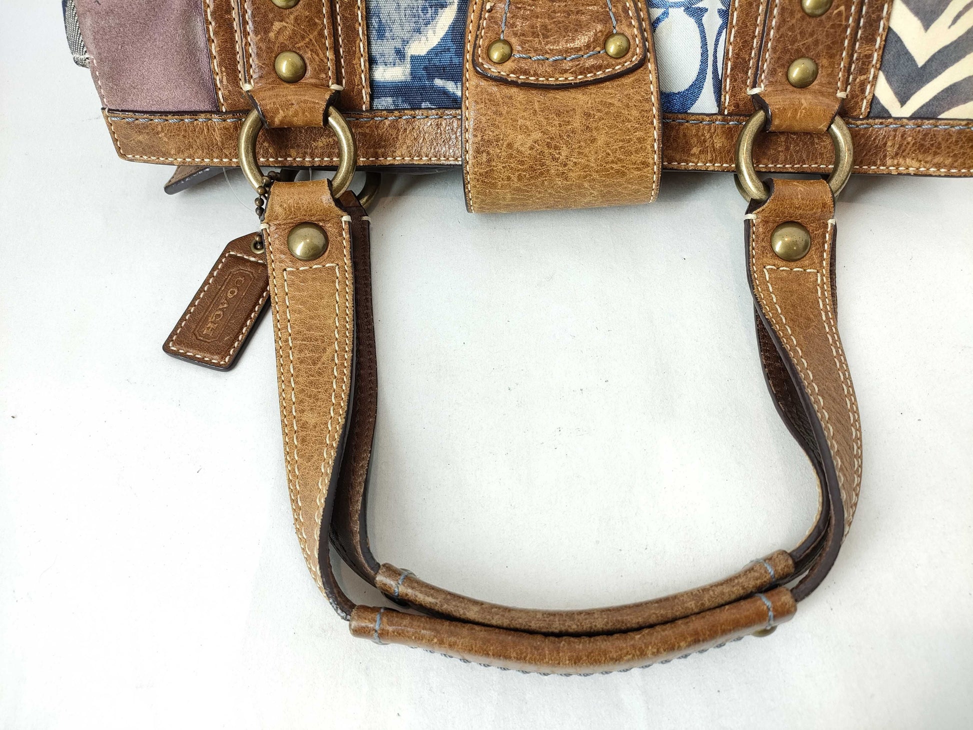 COACH 10816 Patchwork One-Shoulder Handbag