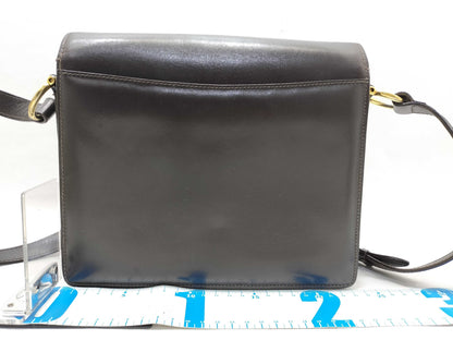 CELINE Leather Shoulder Bag with Gold Hardware