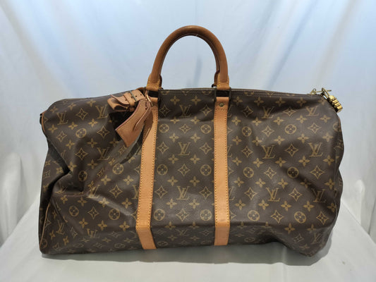 LOUIS VUITTON RFID Unverified SP1990 Monogram M41414 Keepall Bandouliere 55 Boston Bag