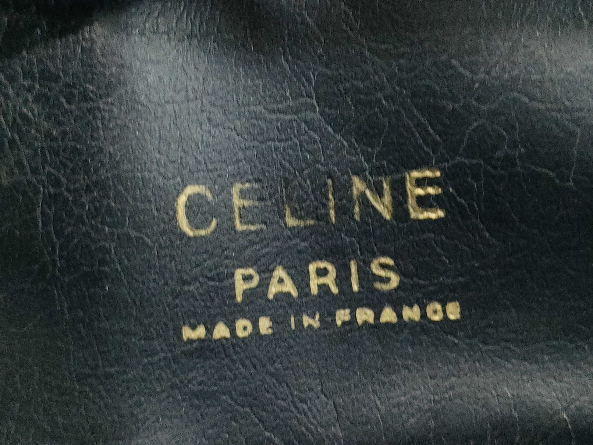 CELINE Shoulder Zipper Junk Shoulder Bag
