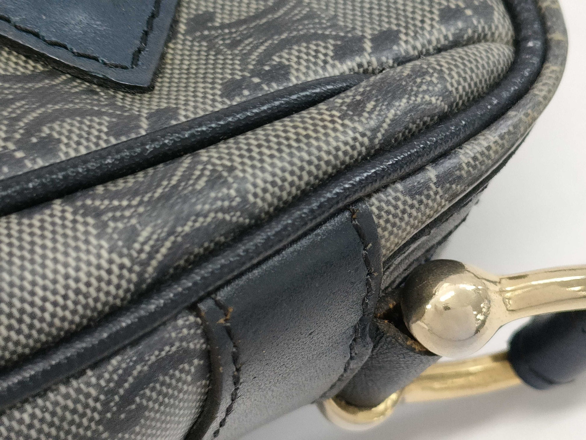 CELINE Shoulder Zipper Junk Shoulder Bag