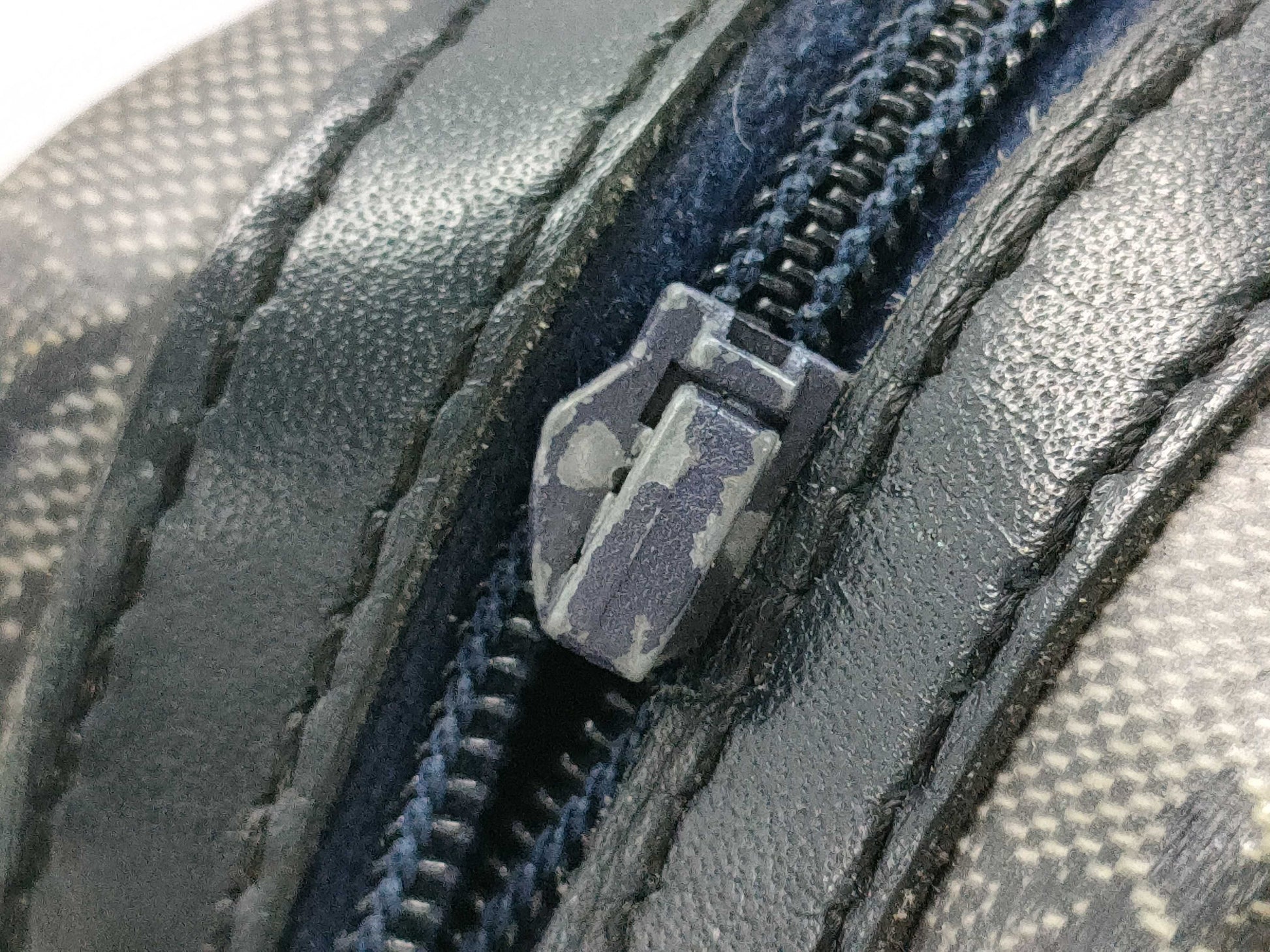 CELINE Shoulder Zipper Junk Shoulder Bag