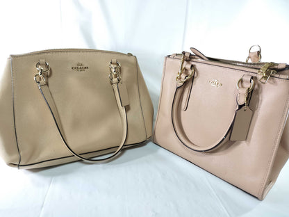 COACH Leather Two-Piece Handbag