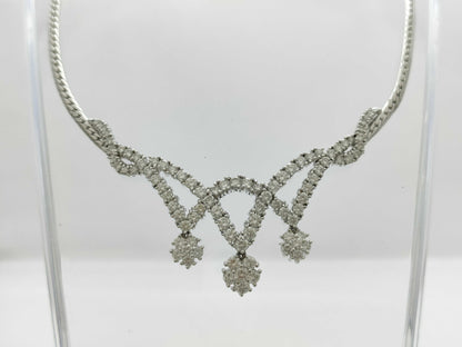 D5.59ct PT900 36.3g Necklace 