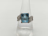 AQ 5.48ct D 0.44ct Pt900 9.1g Ring 