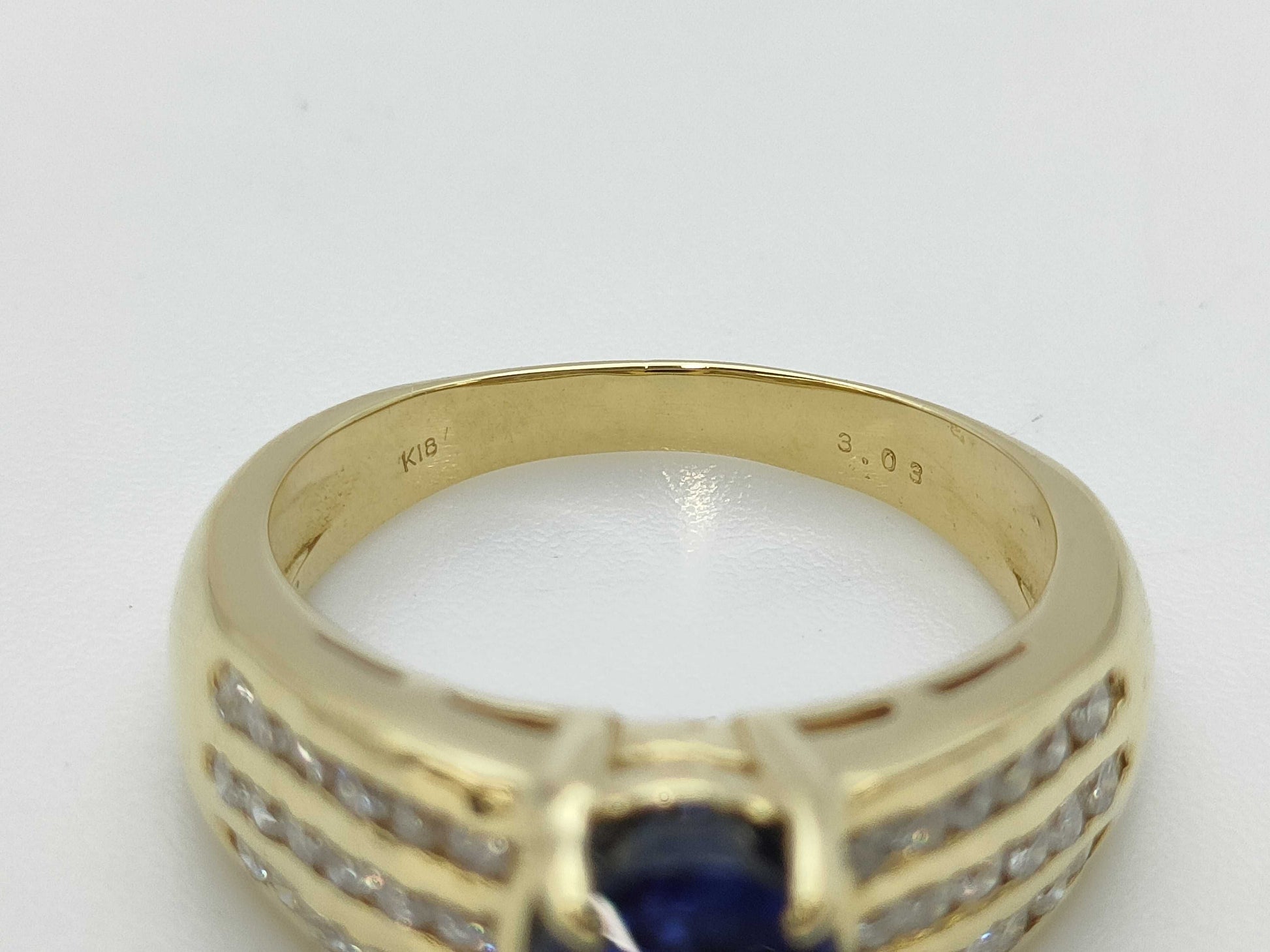 3.03ct Diamond 18K 6.6g Ring 