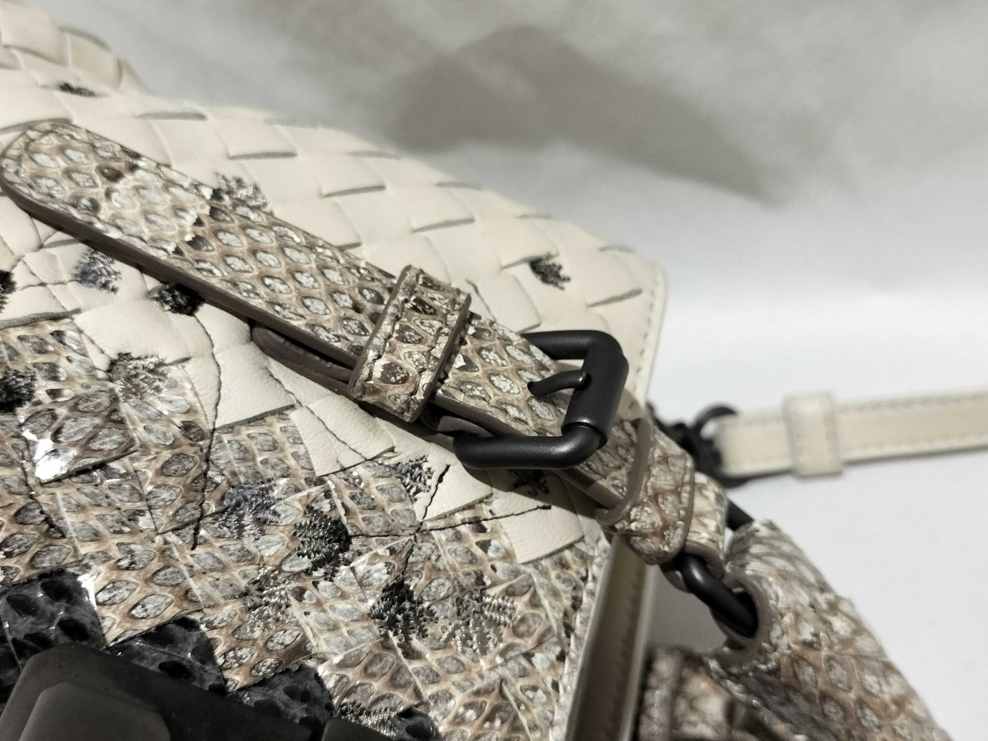 BOTTEGA VENETA Python Shoulder Bag