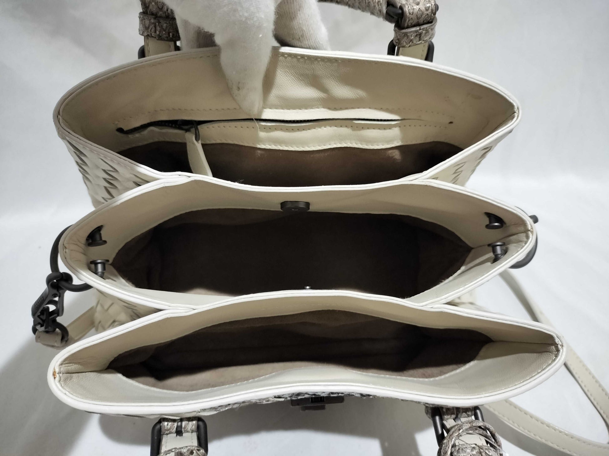 BOTTEGA VENETA Python Shoulder Bag