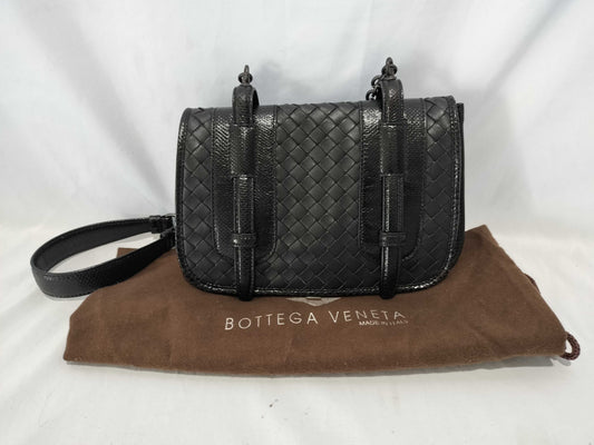 BOTTEGA VENETA Intrecciato Chain Shoulder Bag
