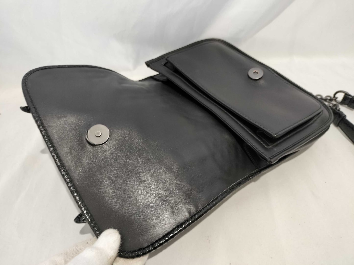 BOTTEGA VENETA Intrecciato Chain Shoulder Bag