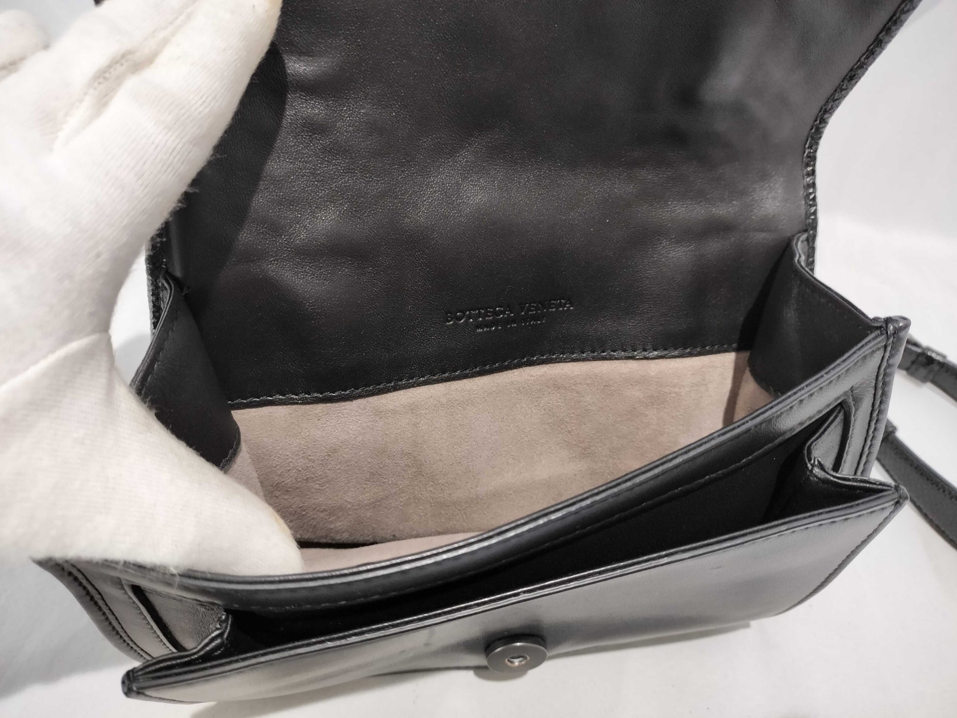 BOTTEGA VENETA Intrecciato Chain Shoulder Bag