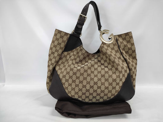 GUCCI GG Canvas 203504 Handbag Handbag