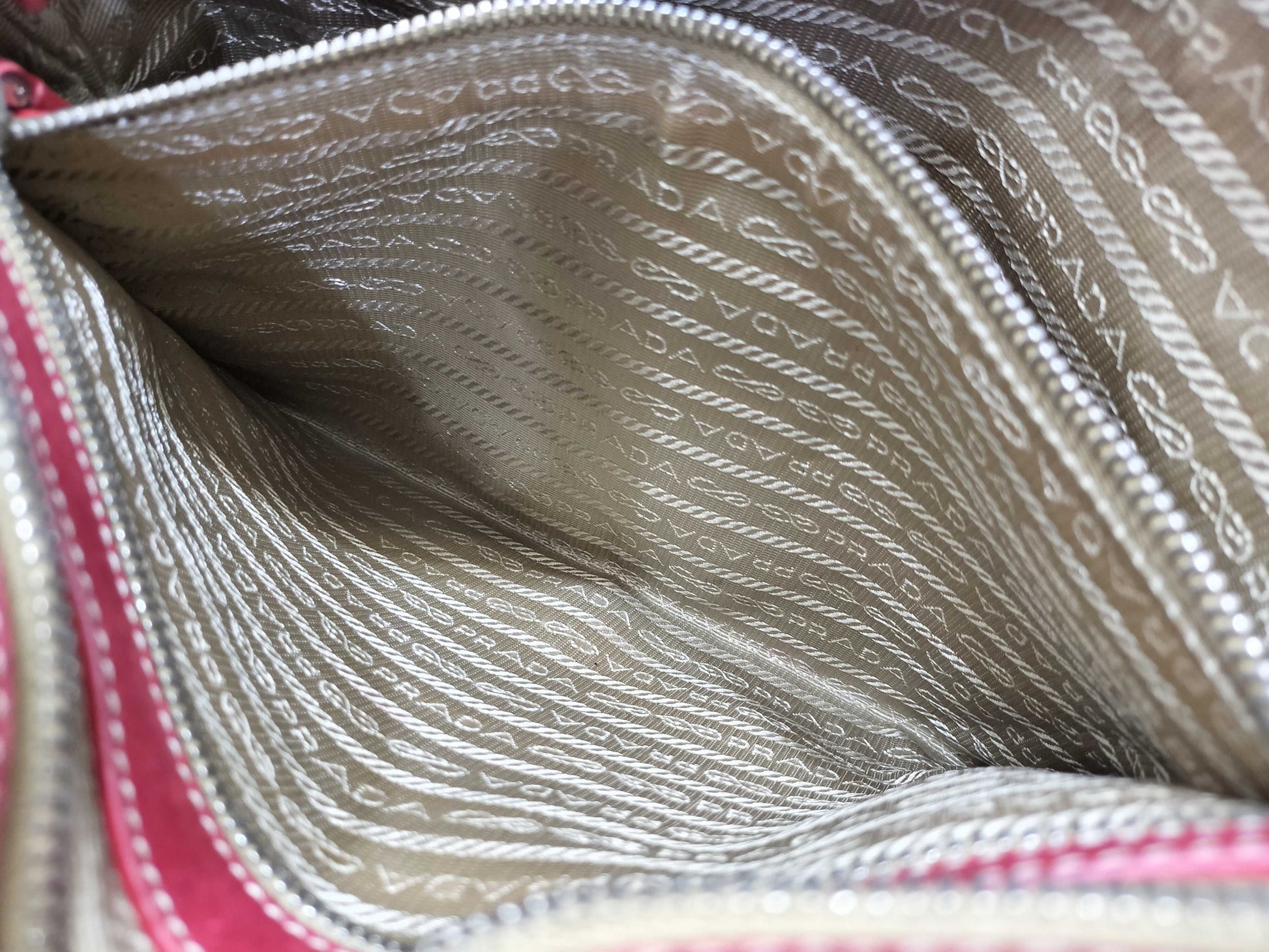 PRADA Canvas Shoulder Bag