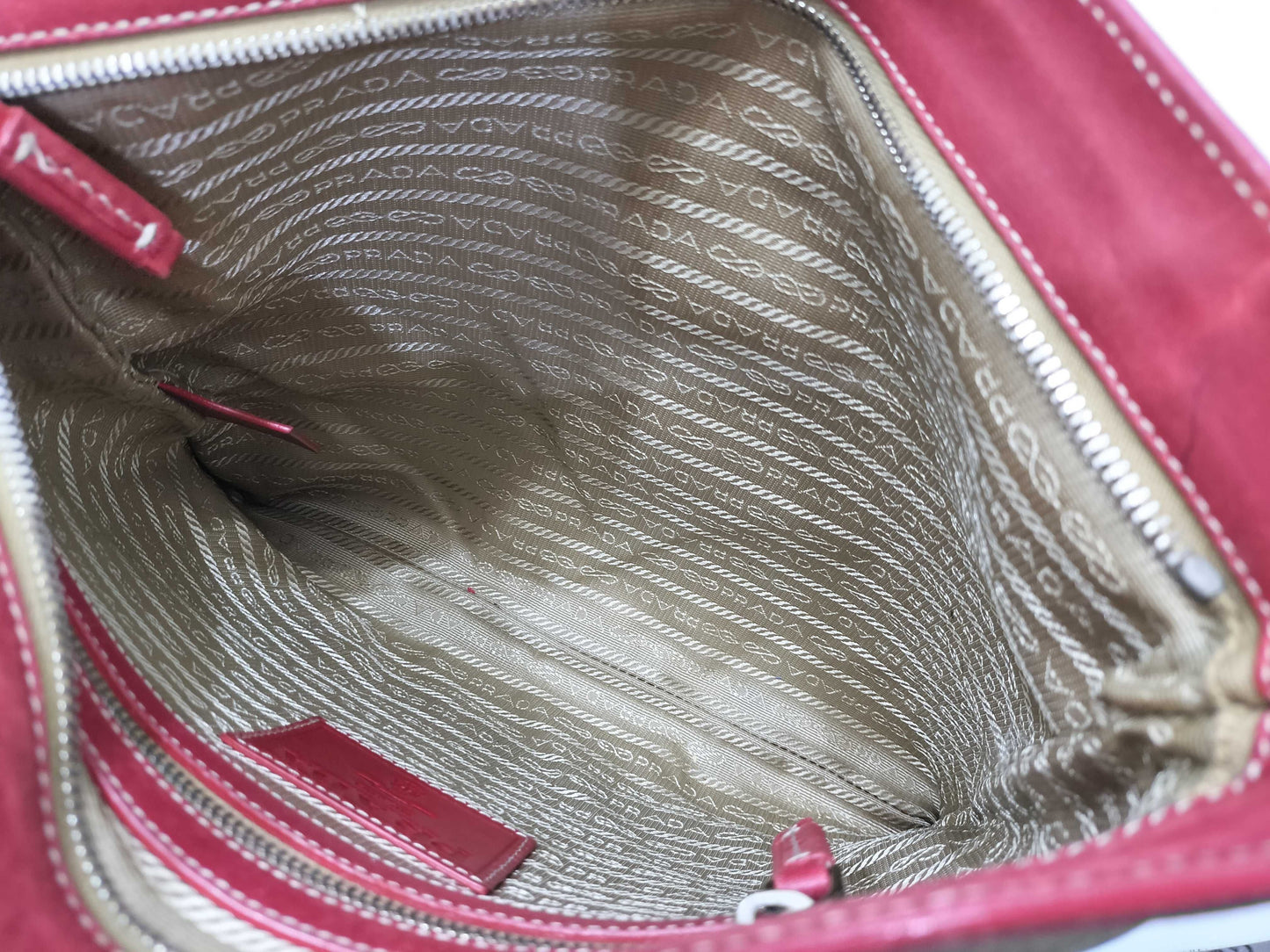 PRADA Canvas Shoulder Bag