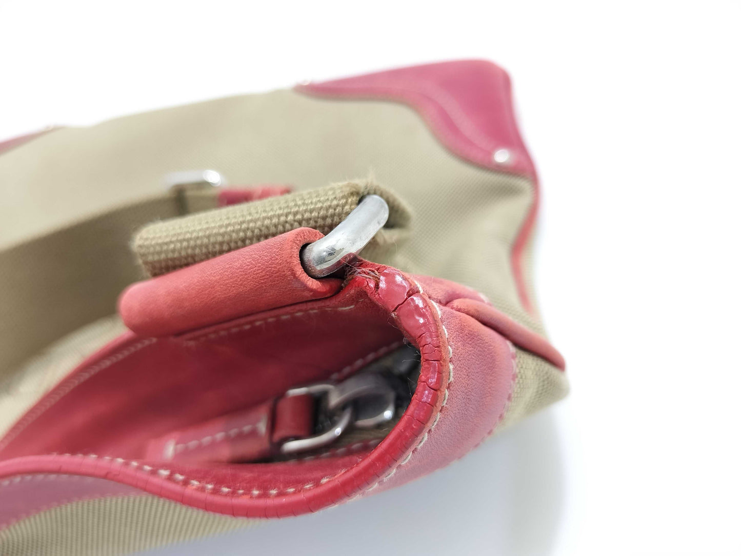 PRADA Canvas Shoulder Bag