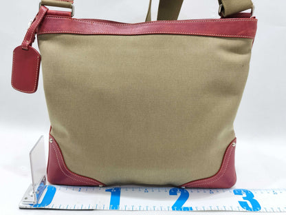 PRADA Canvas Shoulder Bag