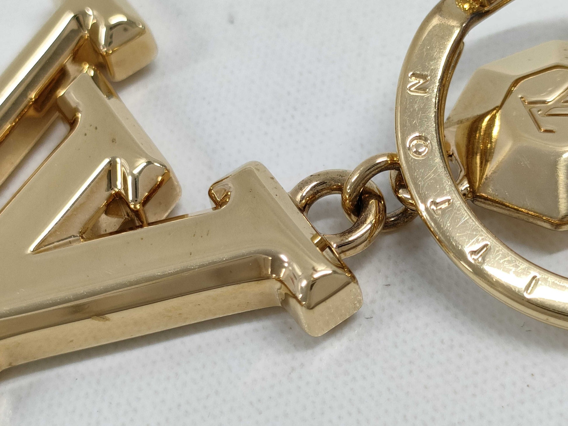 LOUIS VUITTON Key Charm Logo Key Case/Key Holder