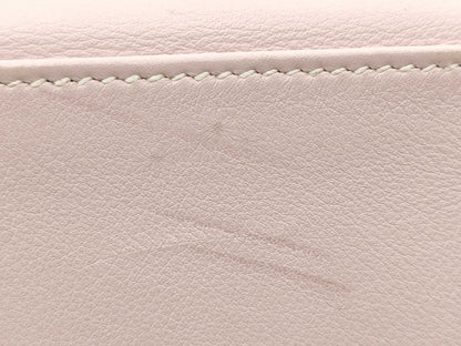 HERMES Kelly 28 Swift 2-way Rose Dragee Handbag with Silver Hardware and K Stamp