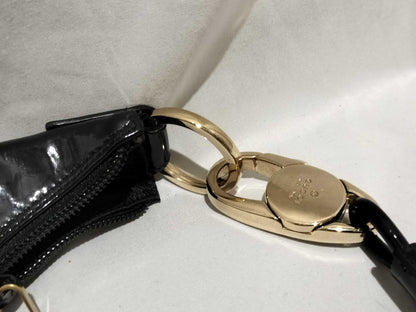 GUCCI GG Canvas One-Shoulder Bag 001・4158・3444 Gray/Black Shoulder Bag