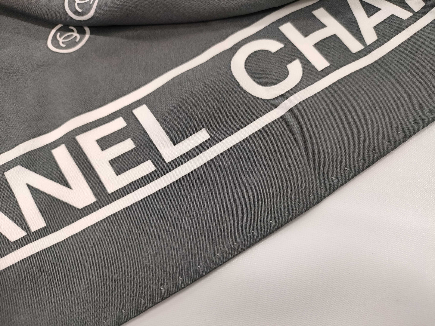 CHANEL Coco Mark Logo Scarf