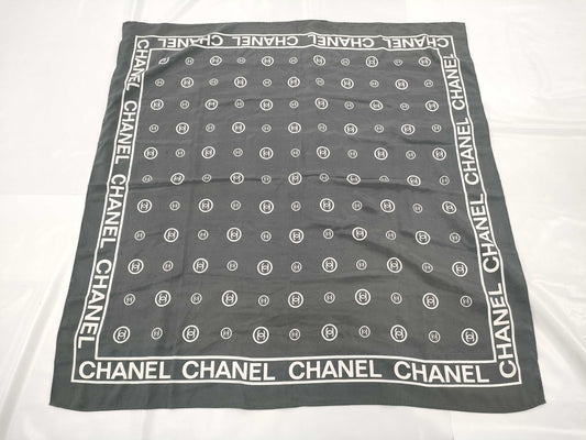 CHANEL Coco Mark Logo Scarf