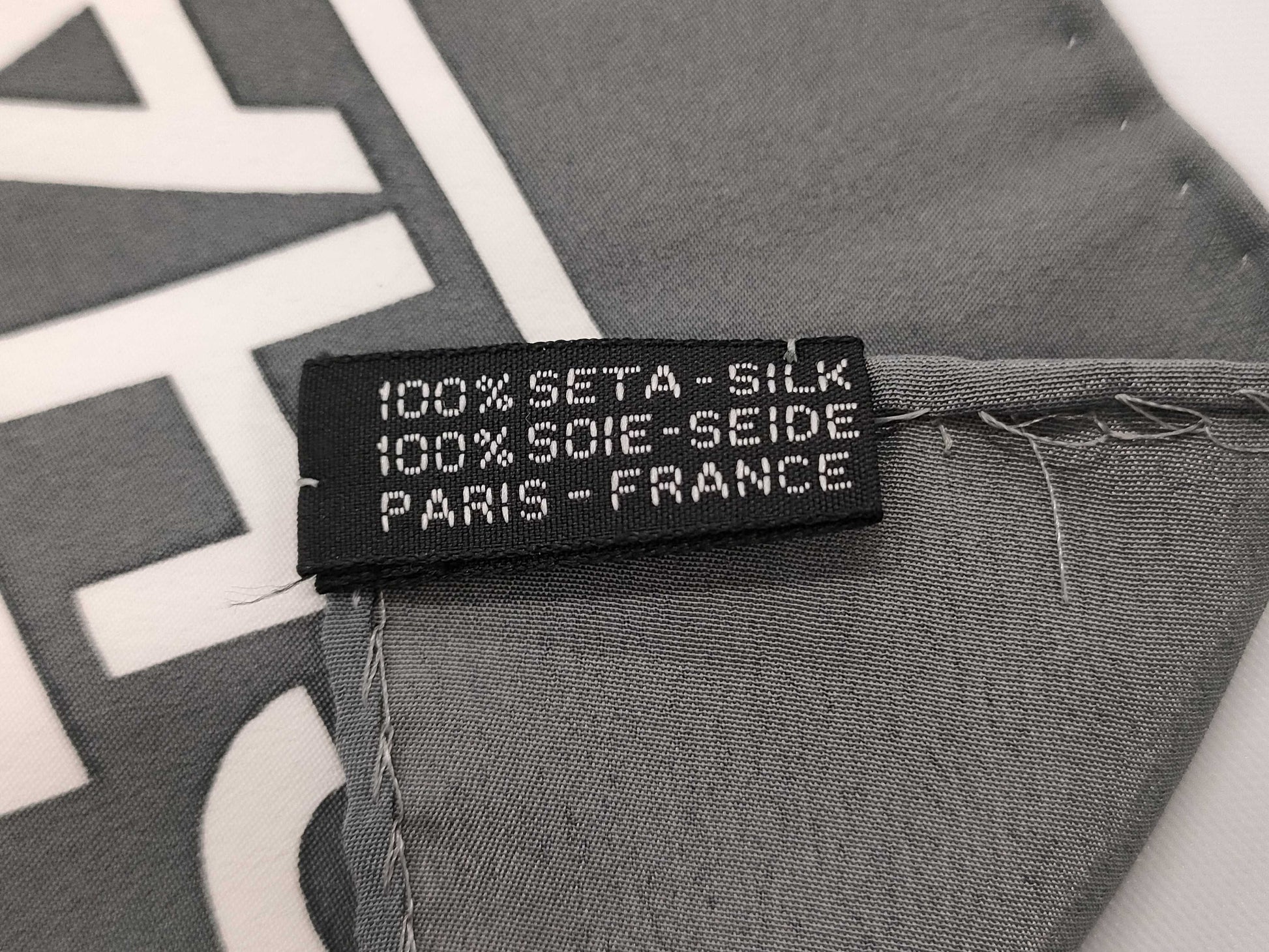 CHANEL Coco Mark Logo Scarf