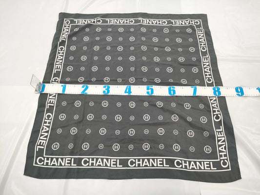 CHANEL Coco Mark Logo Scarf