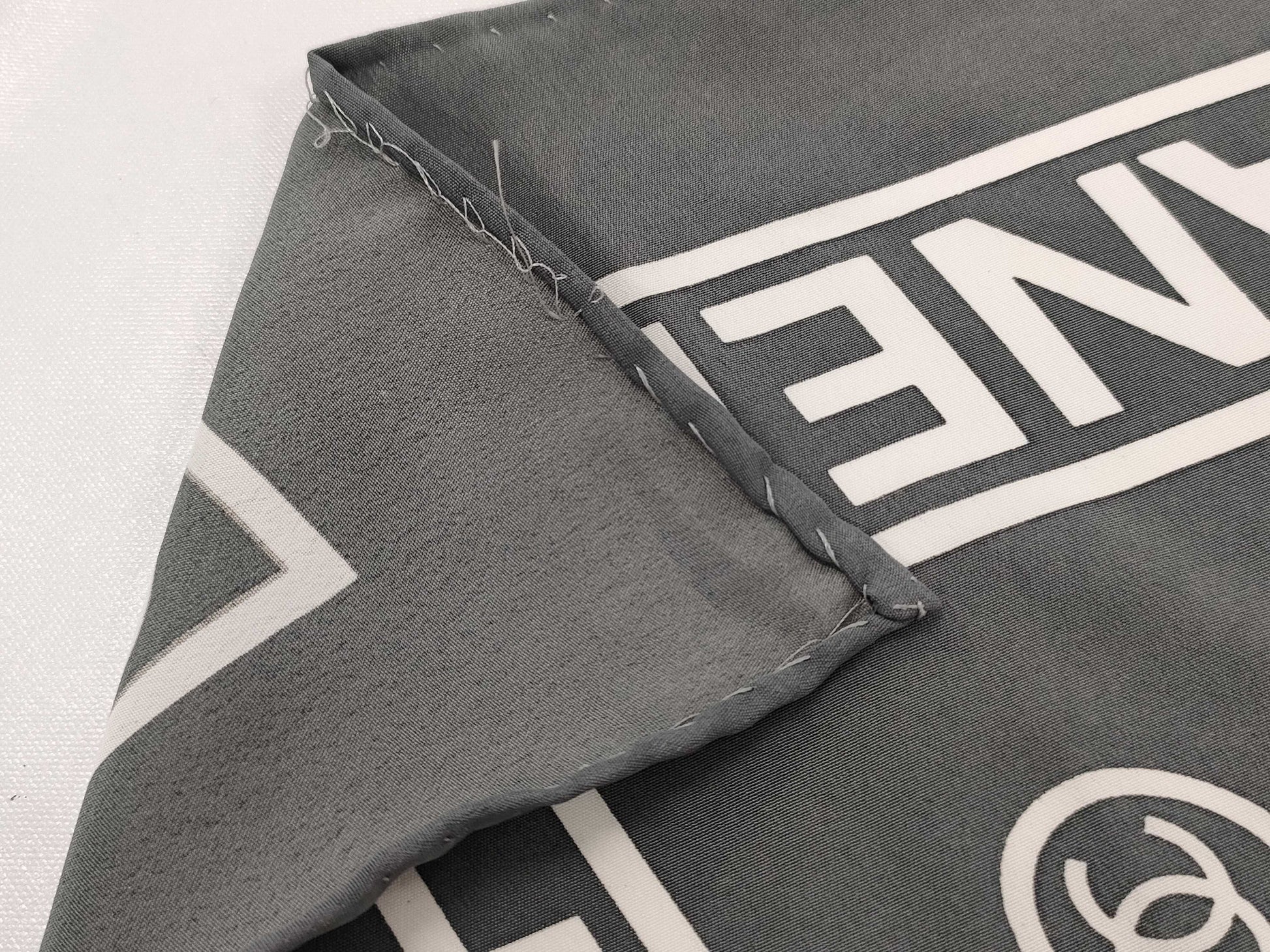 CHANEL Coco Mark Logo Scarf