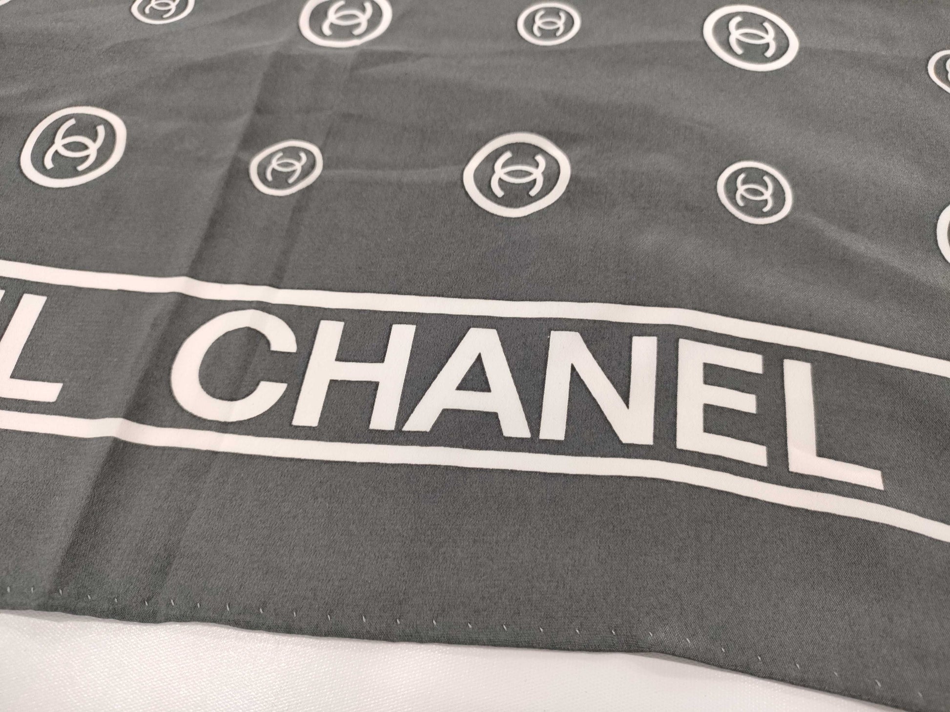 CHANEL Coco Mark Logo Scarf