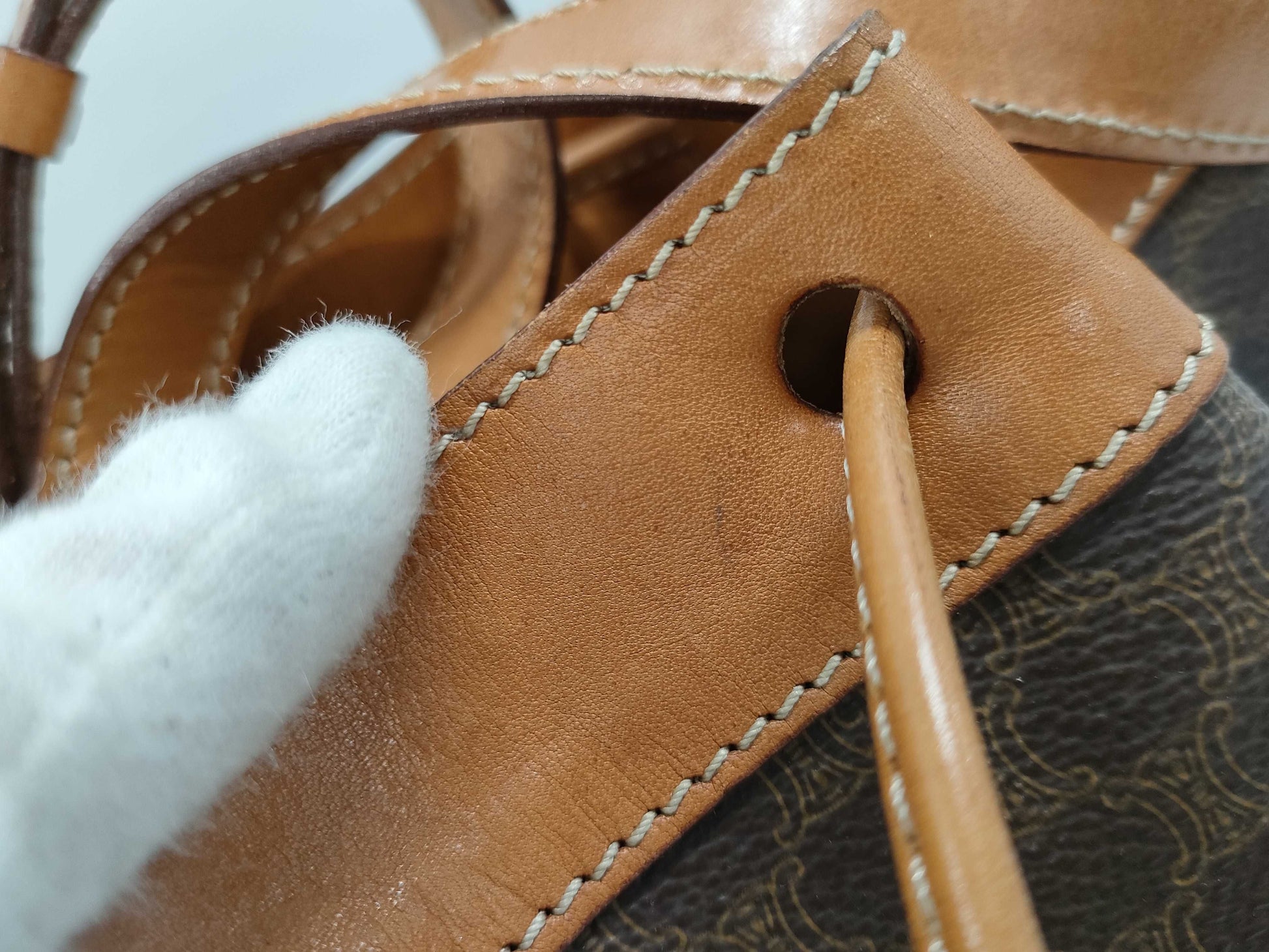 CELINE Drawstring Bag Shoulder Bag