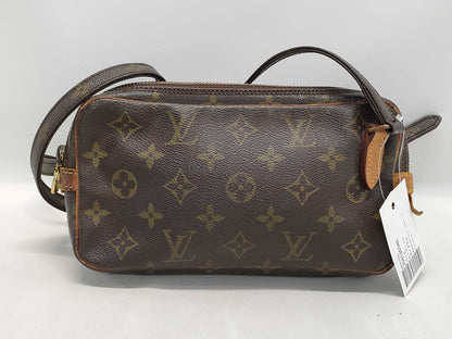 LOUIS VUITTON Monogram M51828 Pochette Marly Bandouliere Shoulder Bag