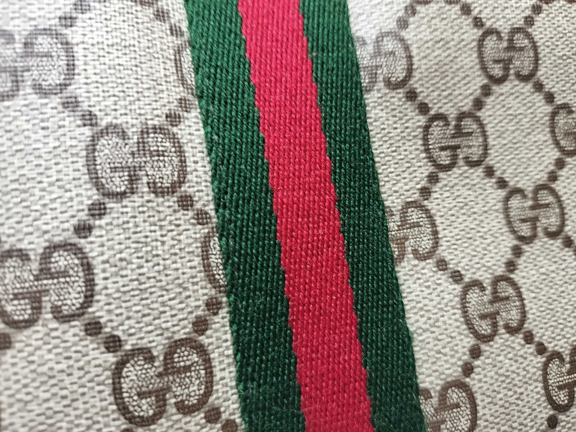GUCCI 89・01・012 GG Supreme Clutch Bag, Second Bag, Sherry Second Bag