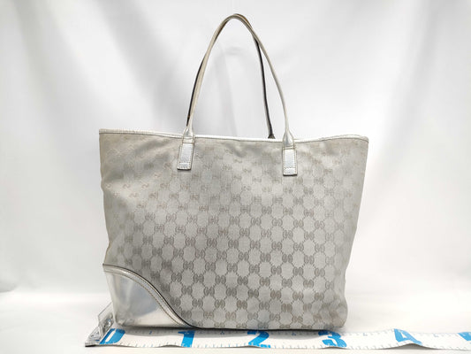GUCCI GG Canvas New Brit Tote Bag 169945 Tote Bag