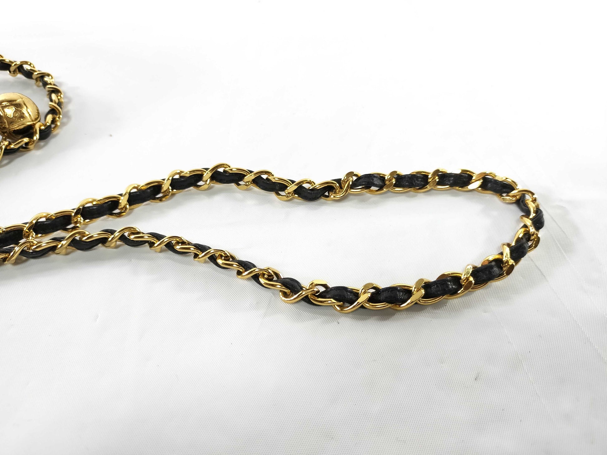 CHANEL Seal 3rd Series Caviar Skin Triple Coco Chain Shoulder Bag