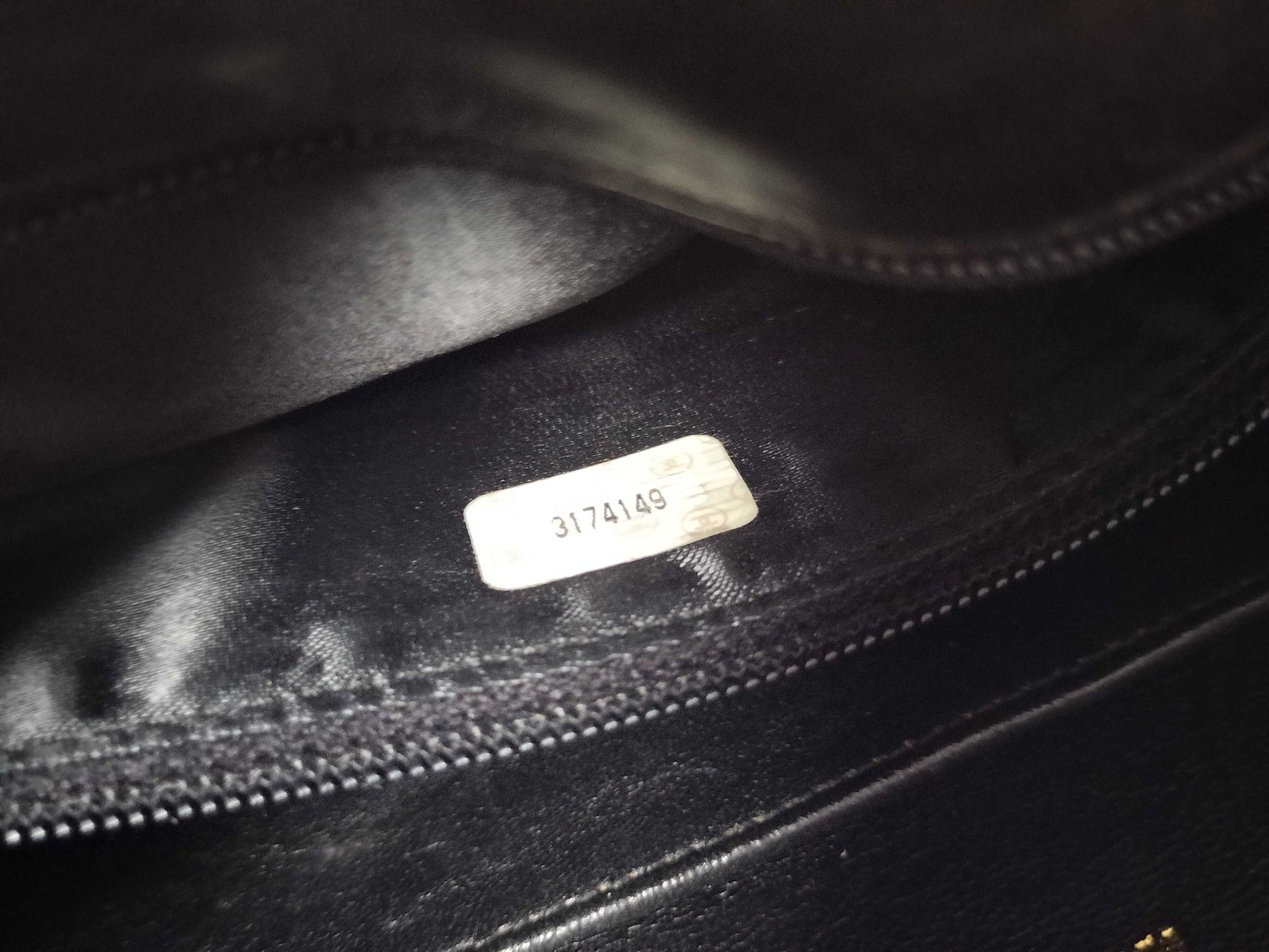 CHANEL Seal 3rd Series Caviar Skin Triple Coco Chain Shoulder Bag