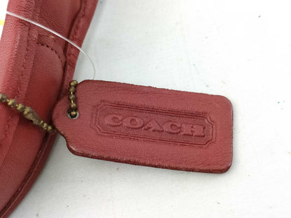 COACH Old Coach 9033 Red One-Shoulder Shoulder Bag