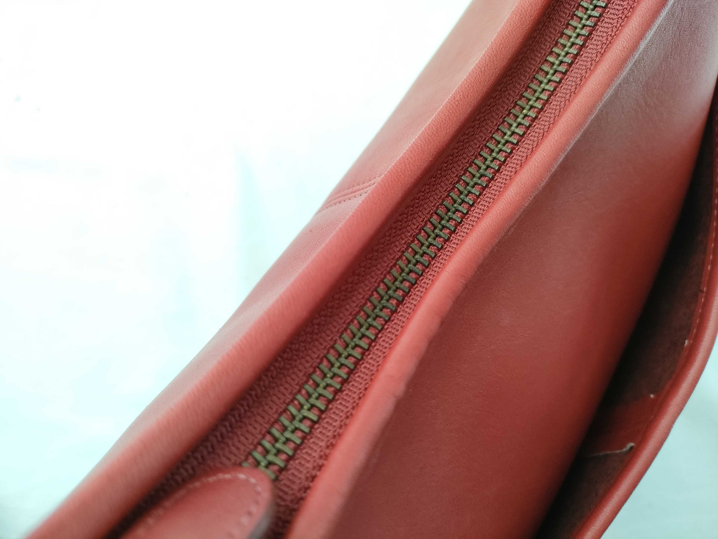 COACH Old Coach 9033 Red One-Shoulder Shoulder Bag